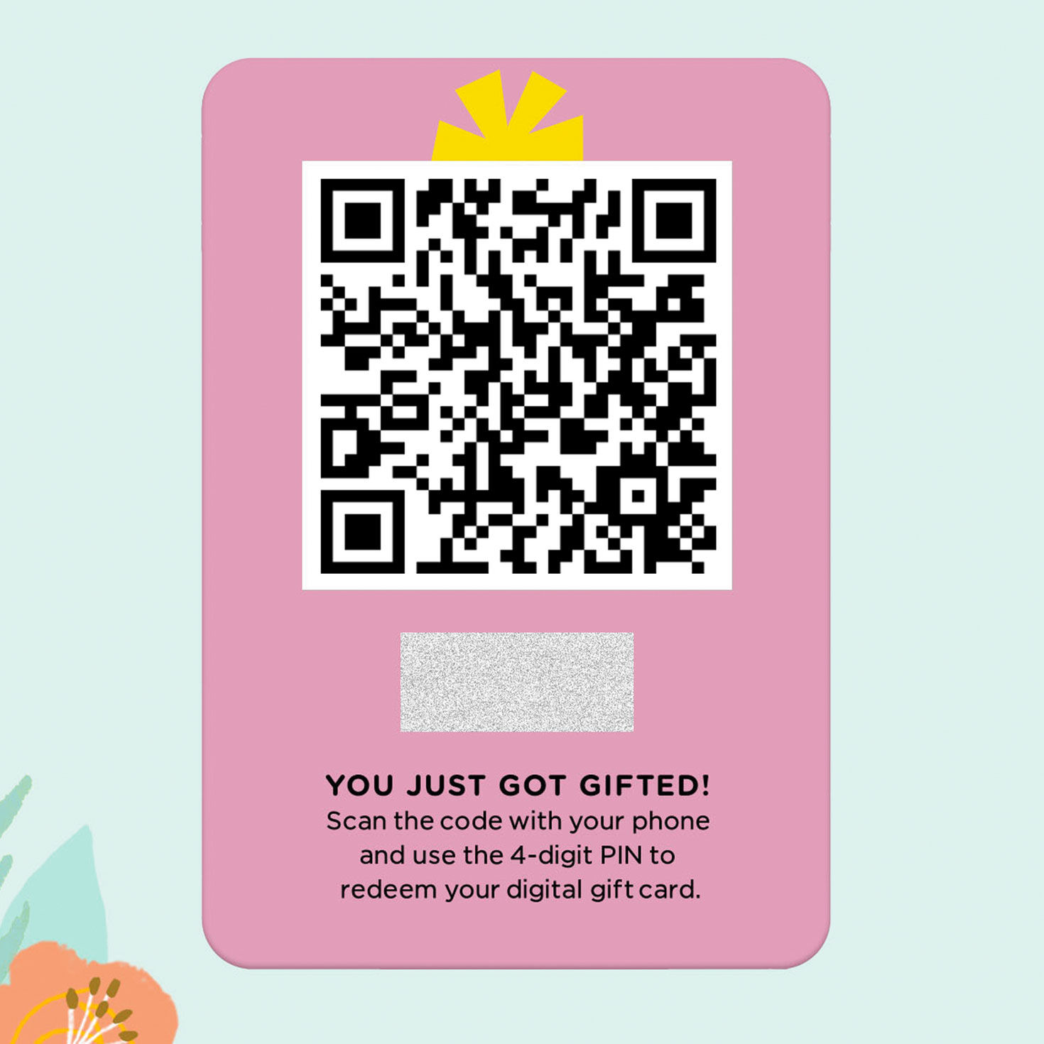 Pastel Tropical Flowers Mother's Day Gift Card  image number 7