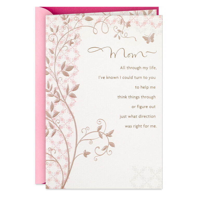 You've Made Me Strong Birthday Card for Mom