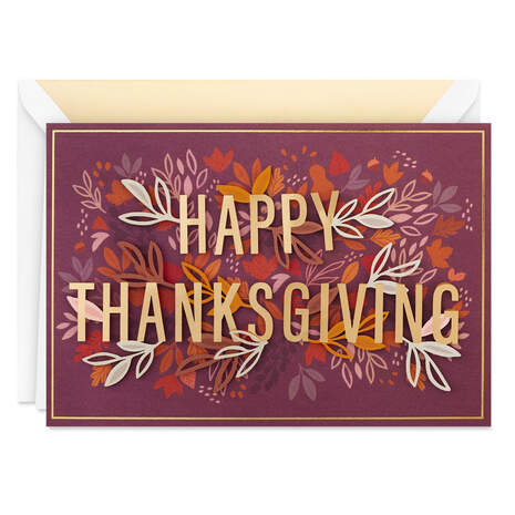 All the Best Thanksgiving Card, , large