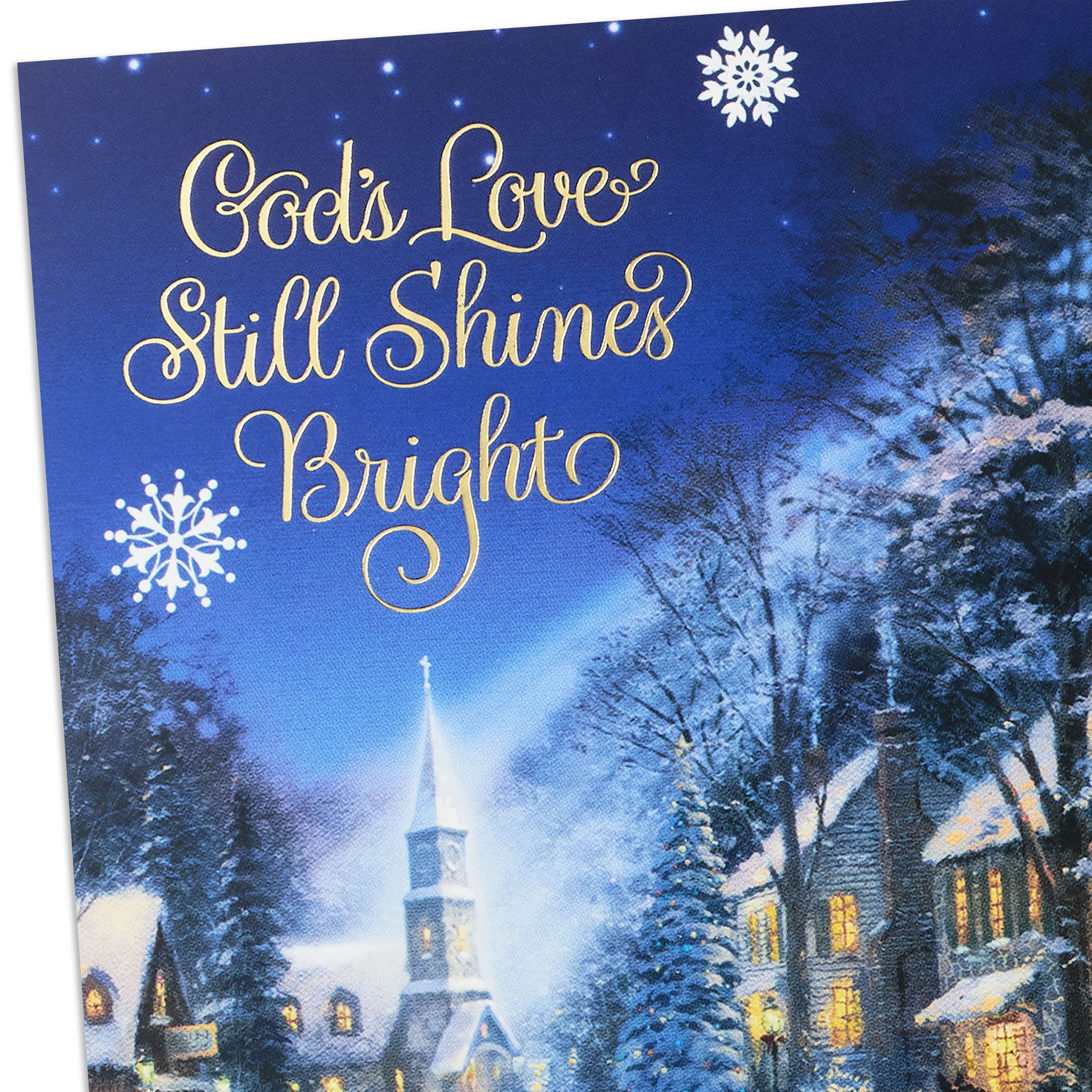 Horse and Snow DaySpring Religious Christmas Cards Cover Detail image number 6