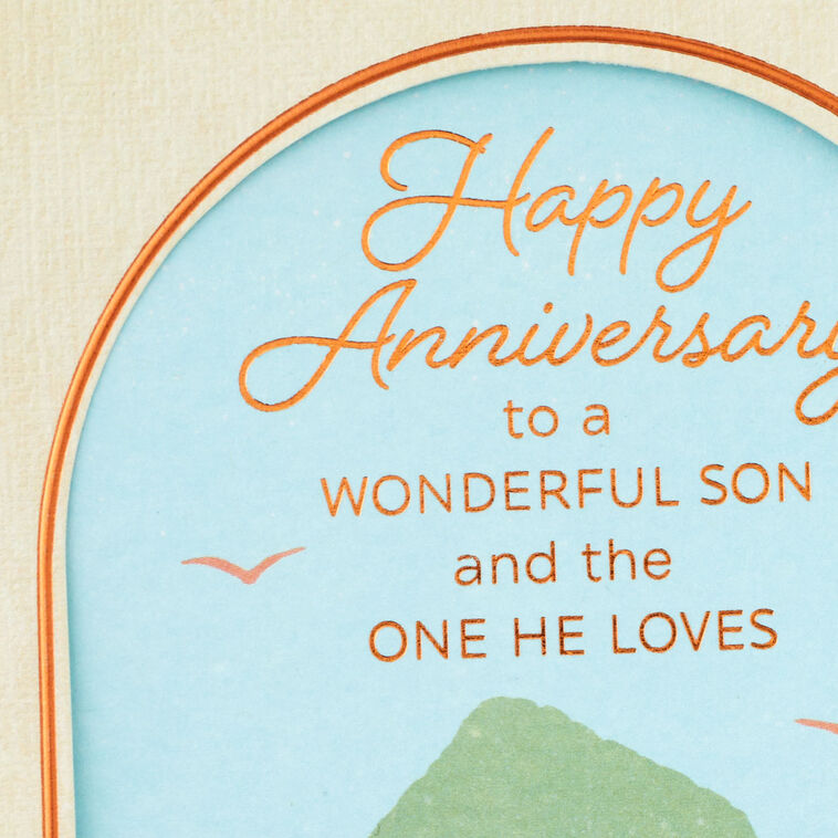 All the Celebrating Anniversary Card for Son and Spouse, , large image number 4