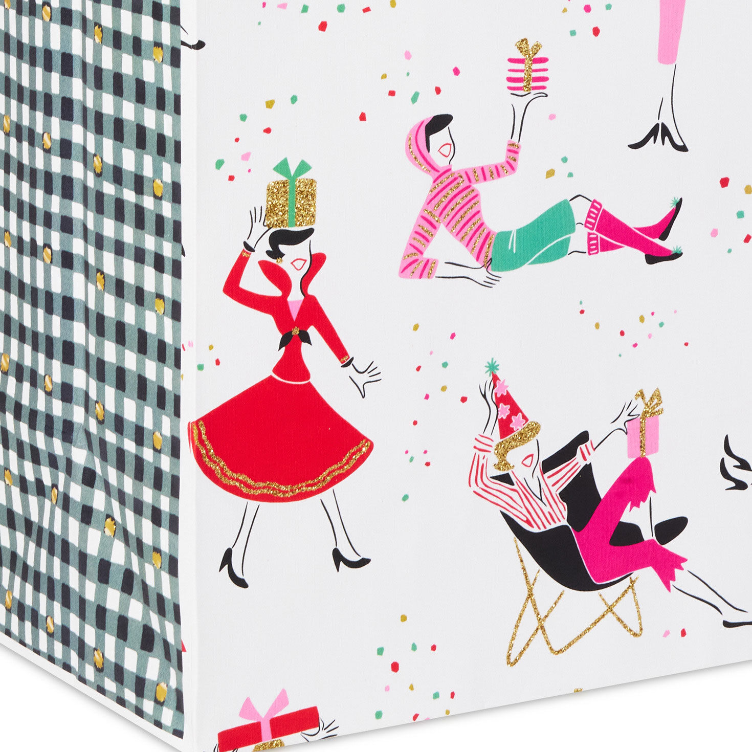 13" Retro Party Gals on White Large Holiday Gift Bag for only USD 4.99 | Hallmark