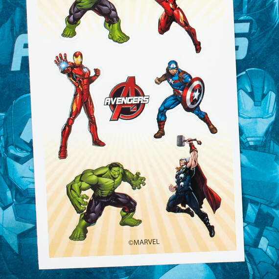 Marvel Avengers Spanish-Language 6th Birthday Card With Stickers, , large image number 5