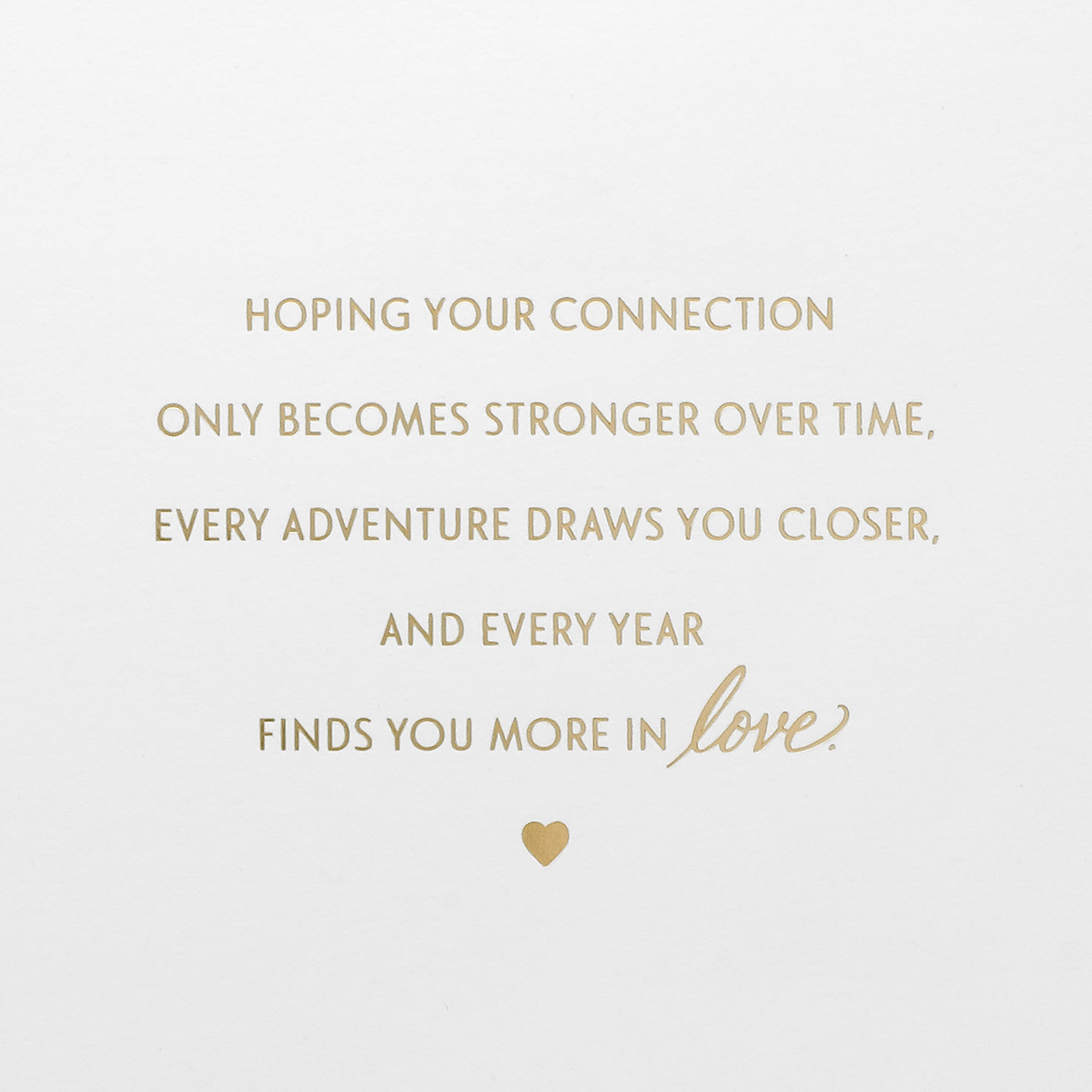 Black White and Gold Wedding Wishes Congrats Card Sentiment image number 2