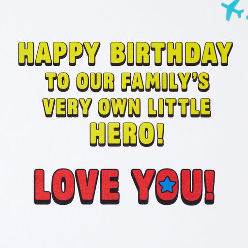 DC Superman™ Birthday Card for Grandson With Stickers, 