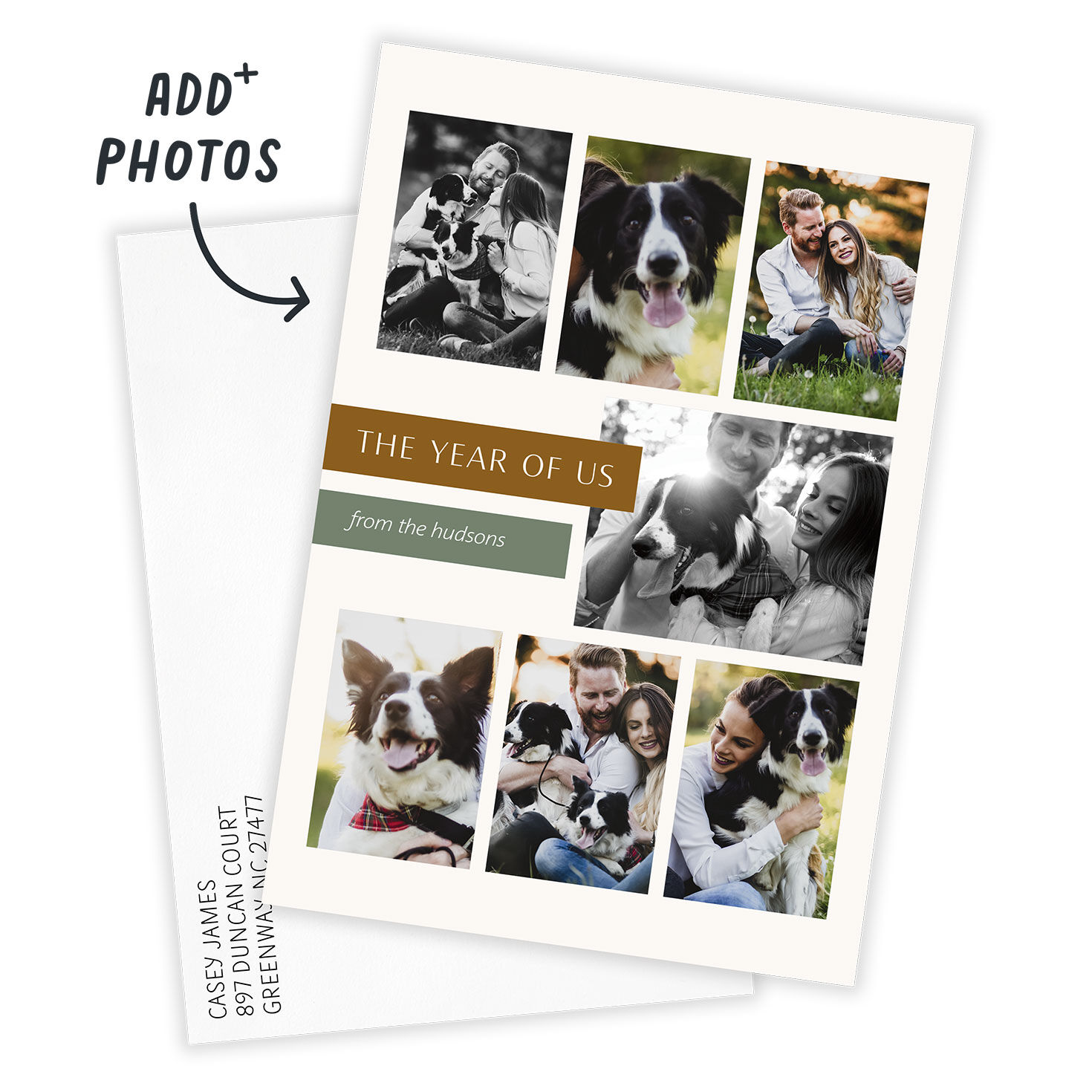 The Year of Us Flat Holiday Photo Card, , large image number 2