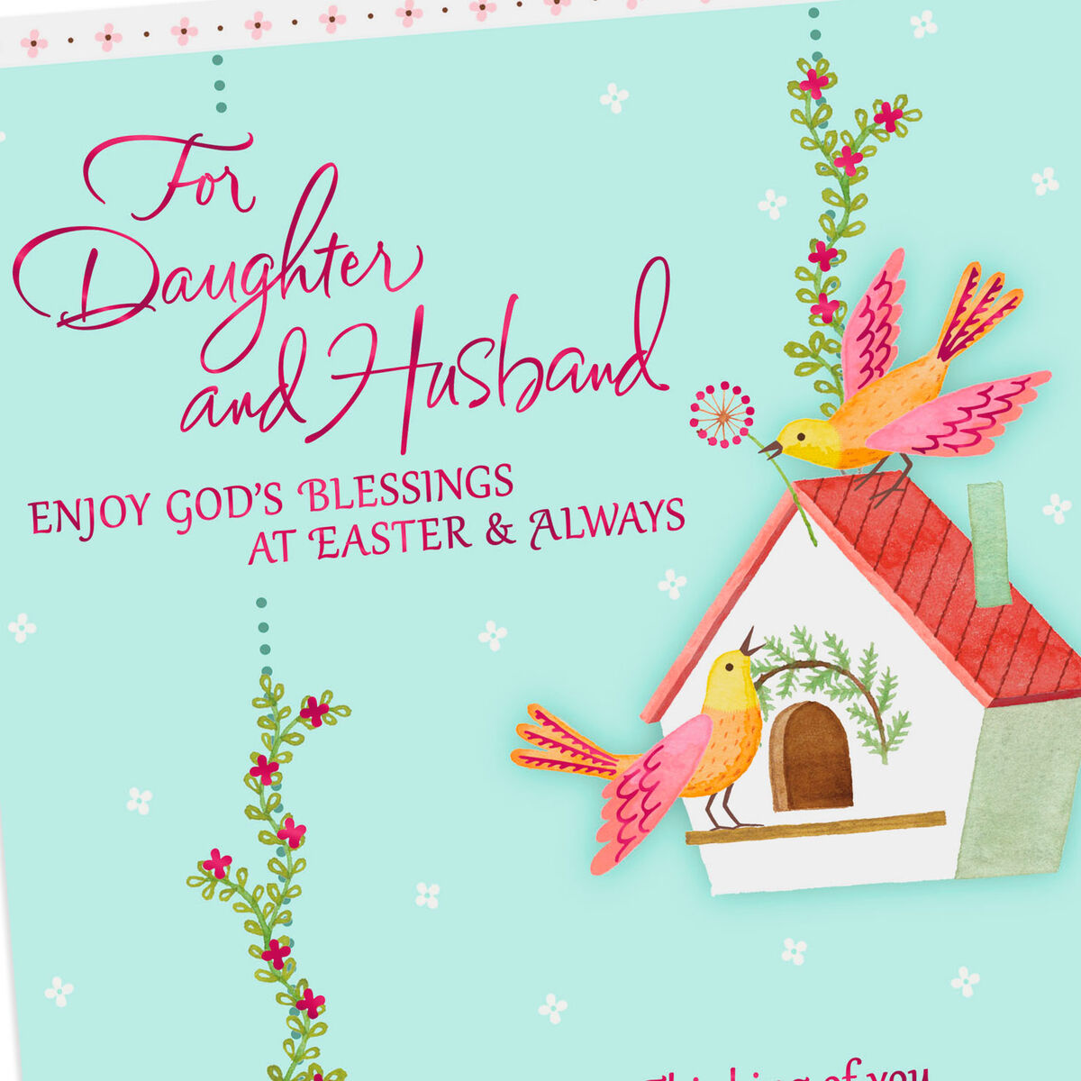 Love and Blessings Religious Easter Card for Daughter and Husband - Greeting Cards - Hallmark