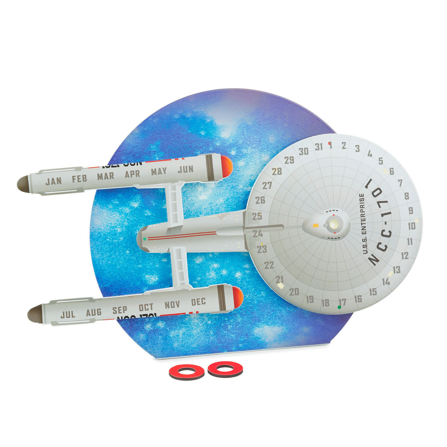 Star Trek™ U.S.S. Enterprise™ Magnetic Perpetual Calendar - Calendars & Planners | Hallmark