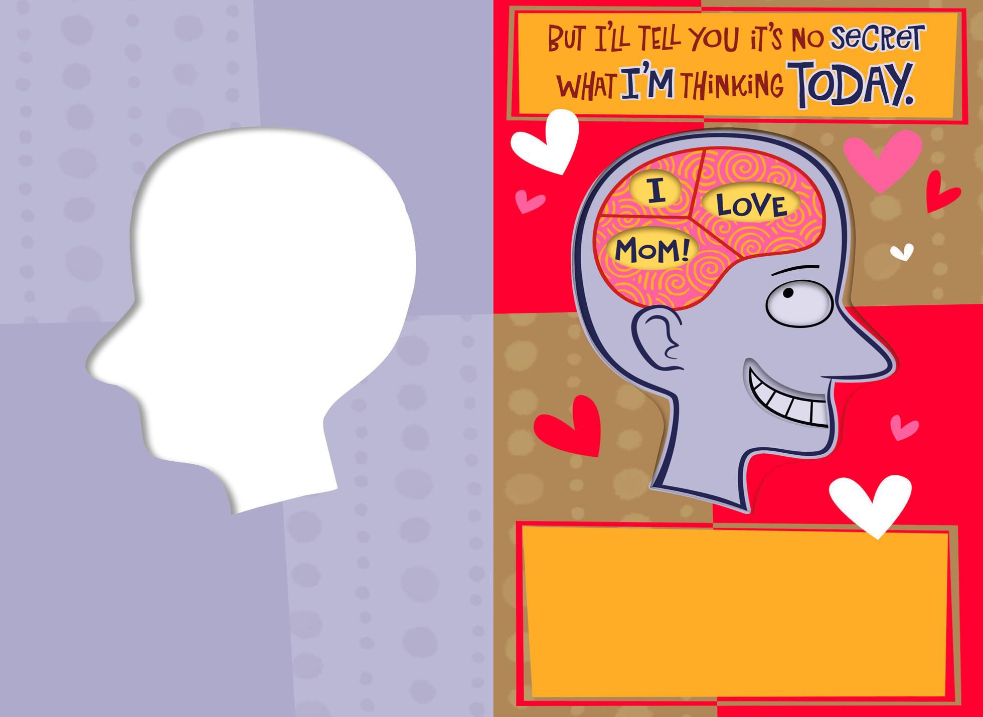 What's on My Mind? Mother's Day Card From Son