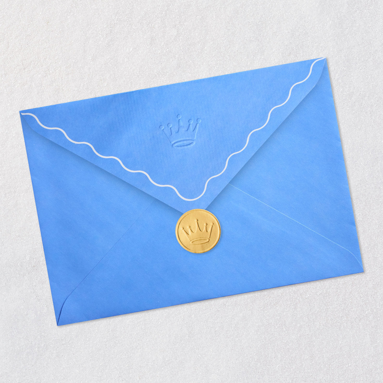 Pink and Blue Ribbon Bows Mother's Day Card Envelope Back with Seal image number 8