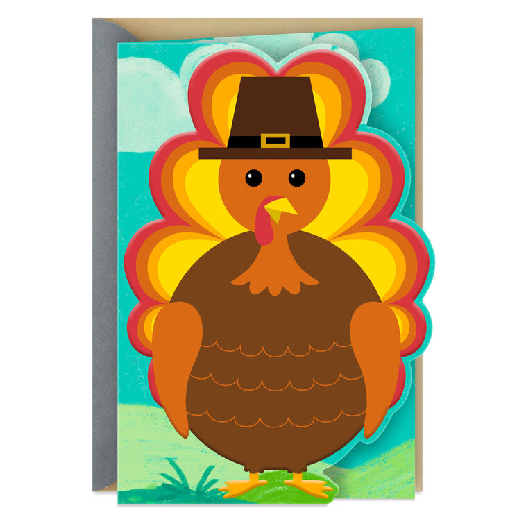 Gobbles of Fun Thanksgiving Card