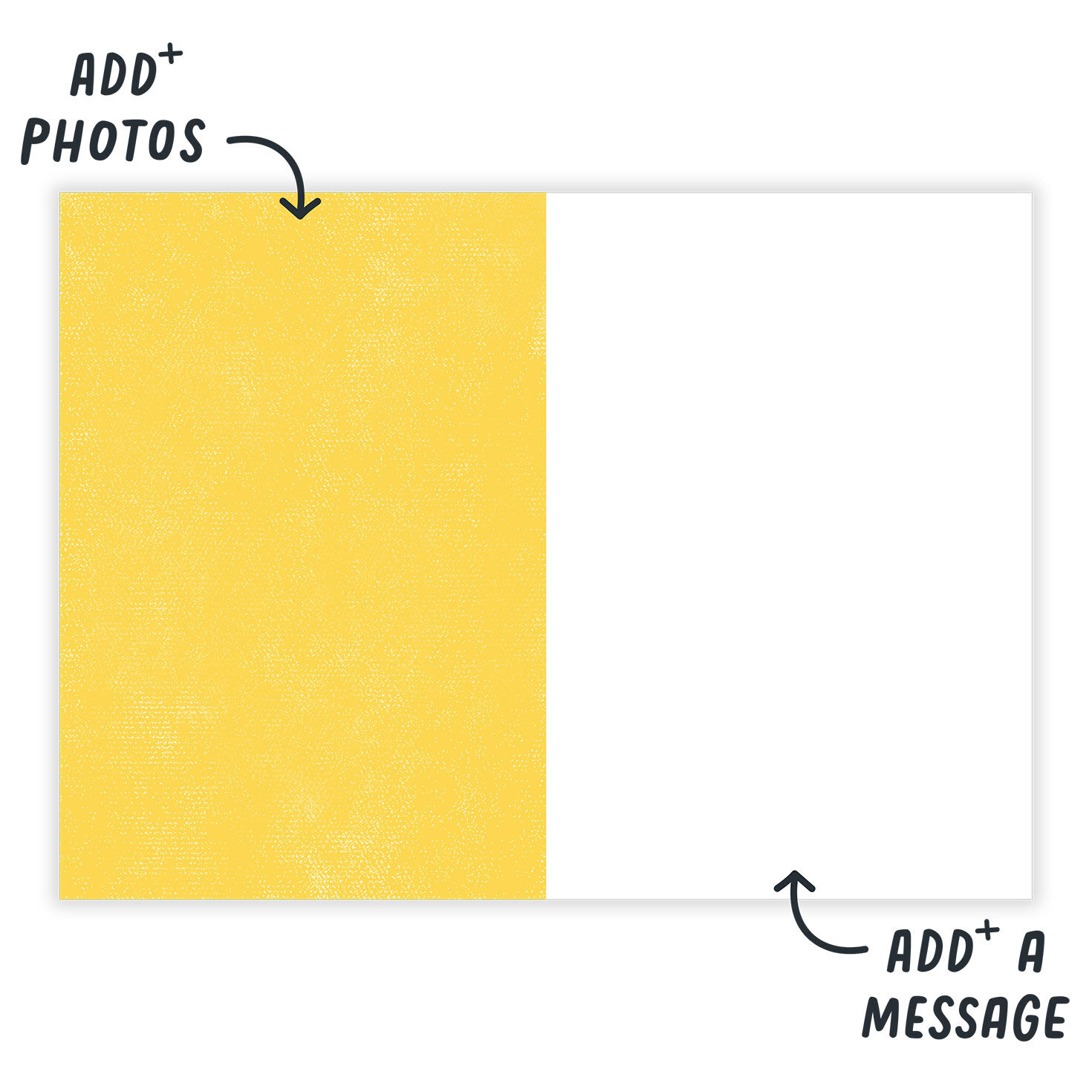 Personalized White Outline Thank-You Photo Card  image number 3