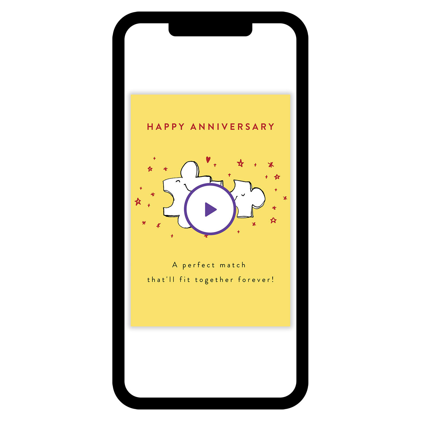 A Perfect Match Anniversary eCard