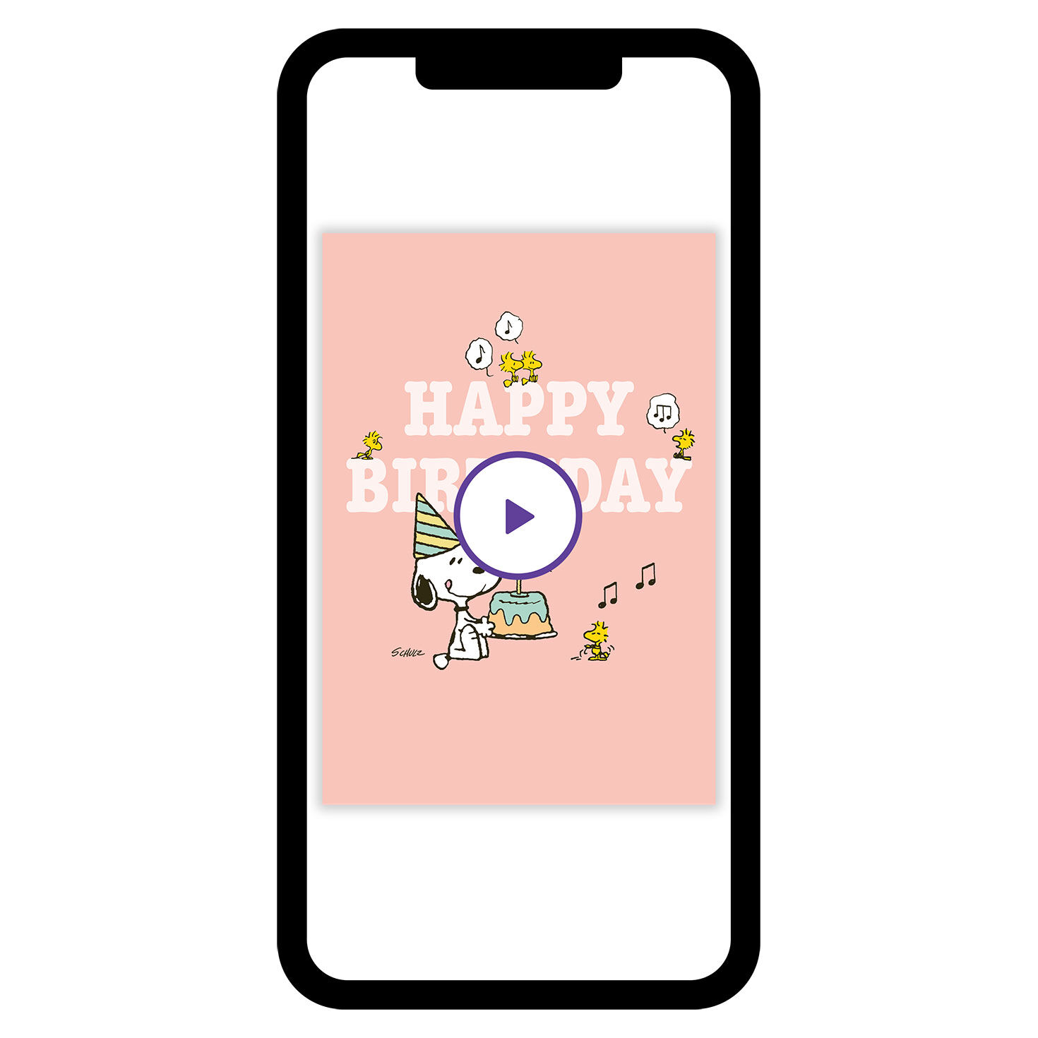 Peanuts® Cute Snoopy Party Custom Birthday Card for only USD 4.99 | Hallmark