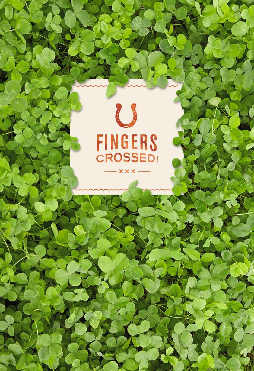 Fingers Crossed Good Luck Card