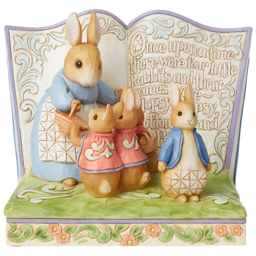 Jim Shore Peter Rabbit Storybook Figurine, 5.25", 