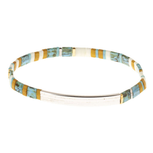 Turquoise Pure Magic Good Karma Miyuki Bracelet, 