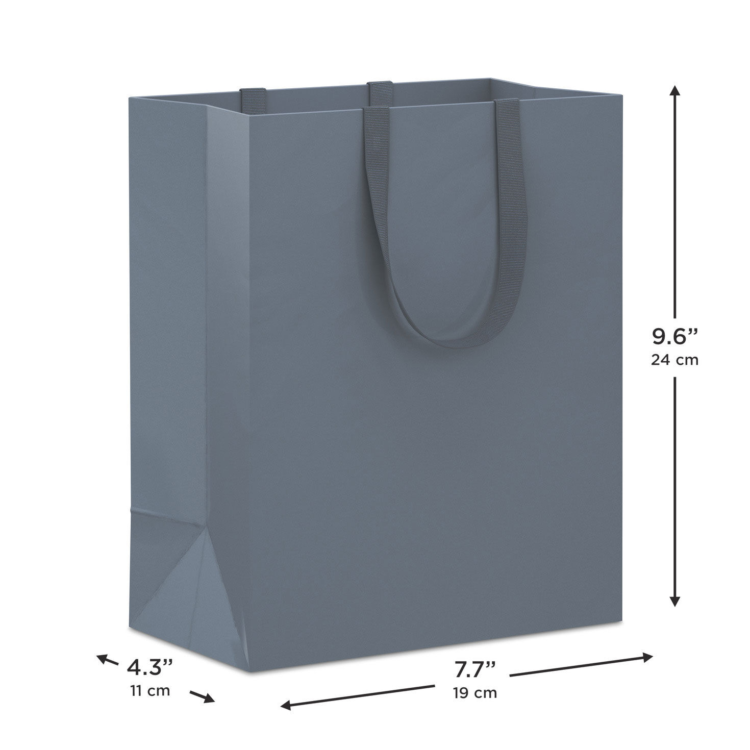 9.6" Solid Medium Gift Bag, , large image number 3