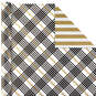 Black and Gold 4-Pack Reversible Holiday Wrapping Paper Assortment, 150 sq. ft., , large image number 4