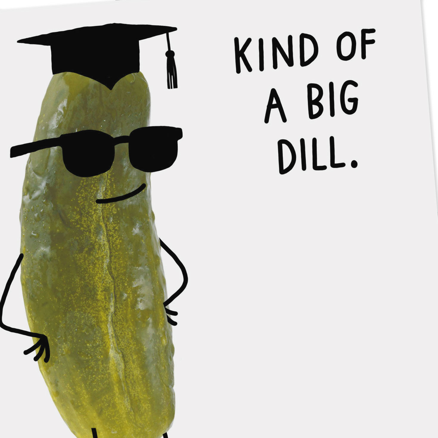 Dill Pickle Funny Graduation Card Card Front Detail image number 4