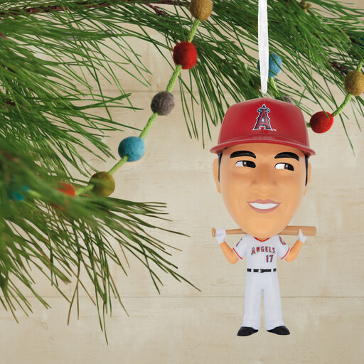 MLB Angels™ Shohei Ohtani Bouncing Buddy Hallmark Ornament, 