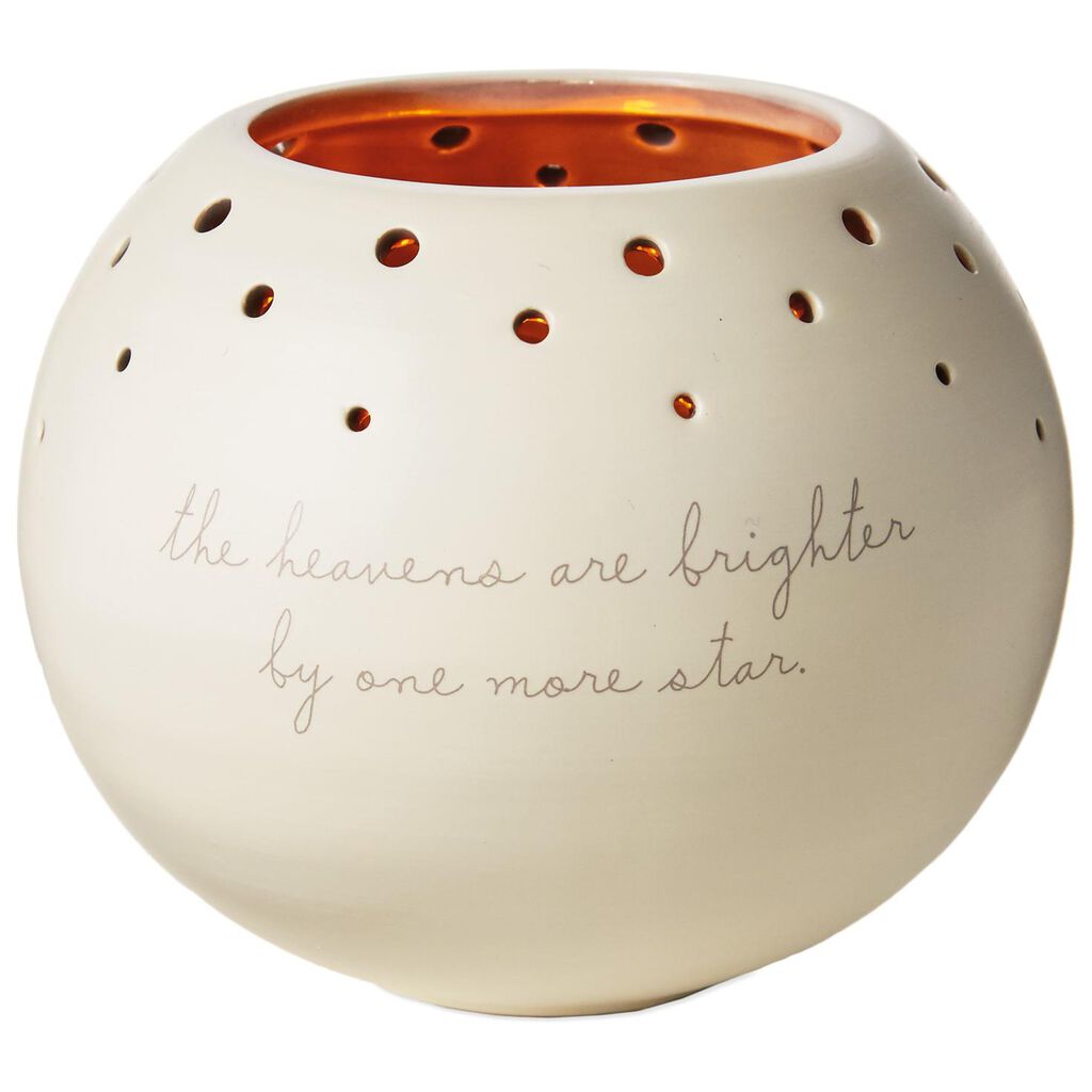 The Heavens Are Brighter Candle Holder Candles Hallmark