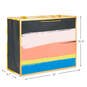 10.4" Painted Stripes Large Horizontal Gift Bag, , large image number 3