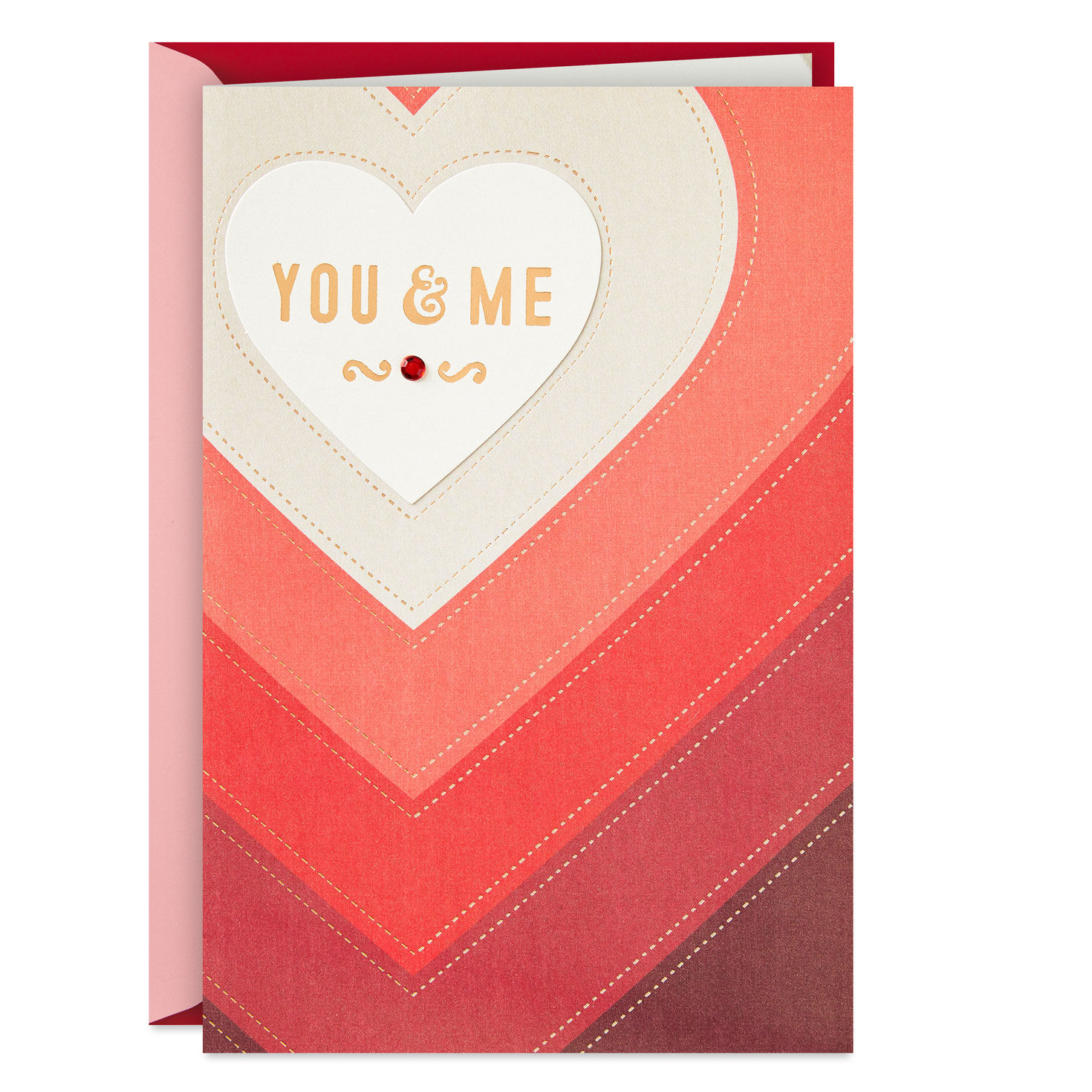 You & Me Valentine's Day Card Card Front image number 1