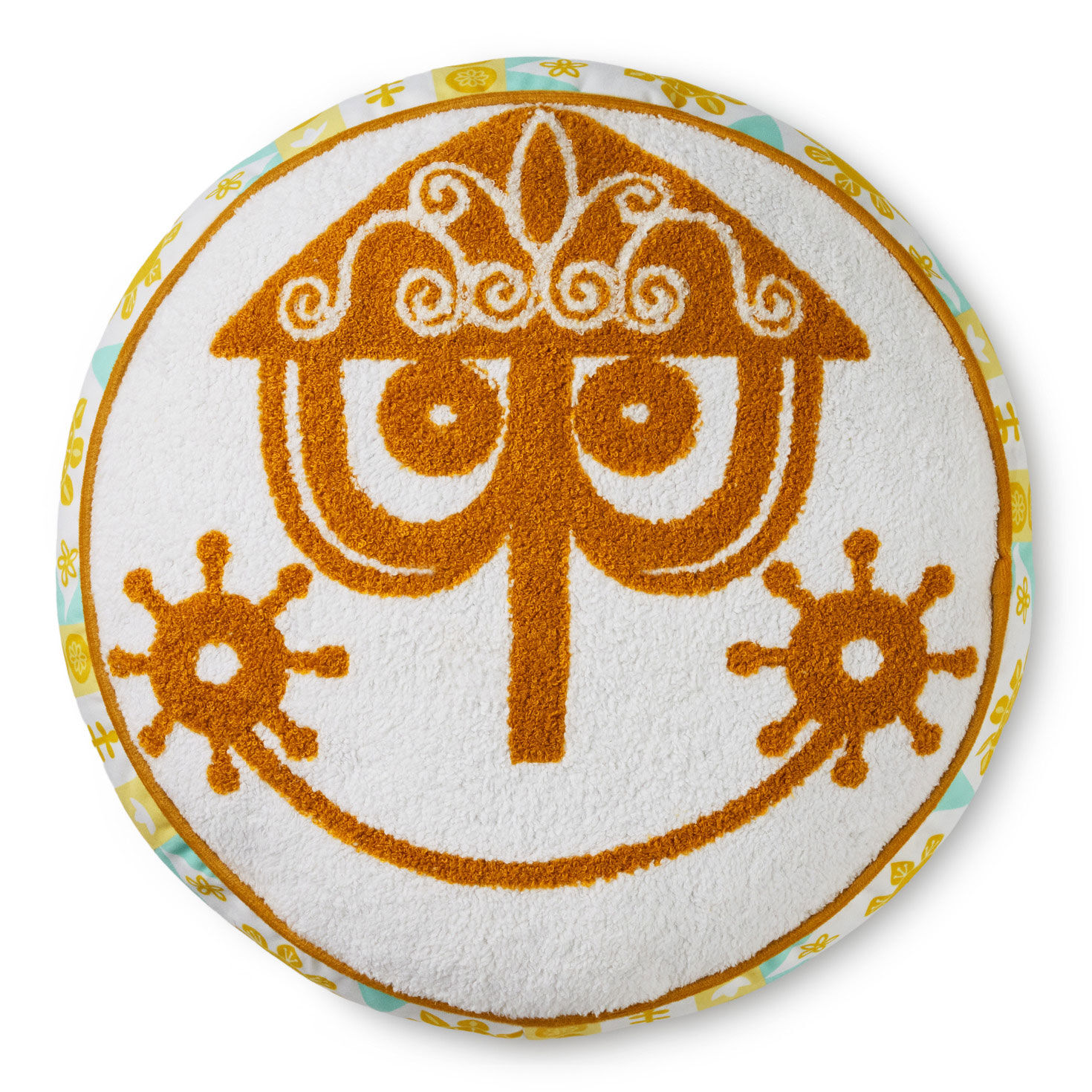 Disney It's a Small World Round Clock Face Pillow, 15"