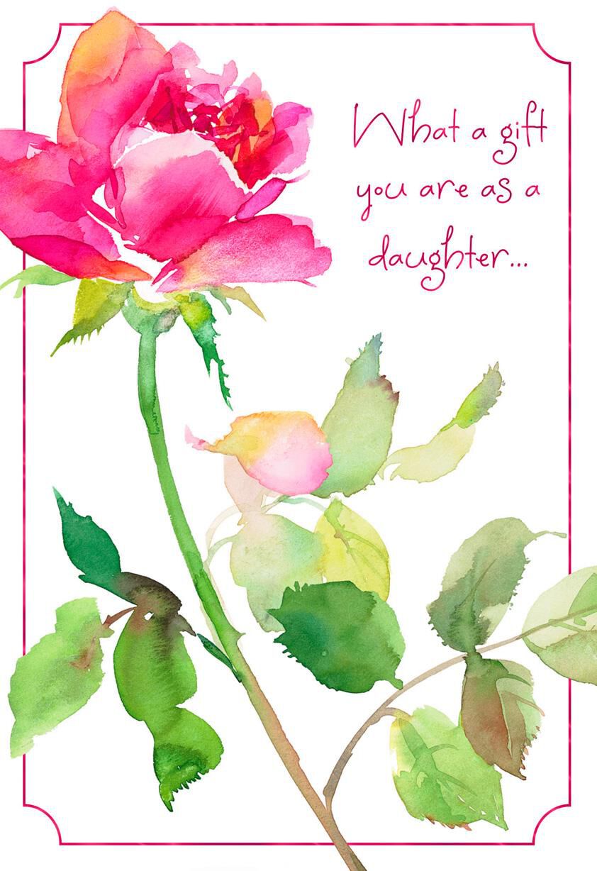You're a Blessing of Love Birthday Card for Daughter