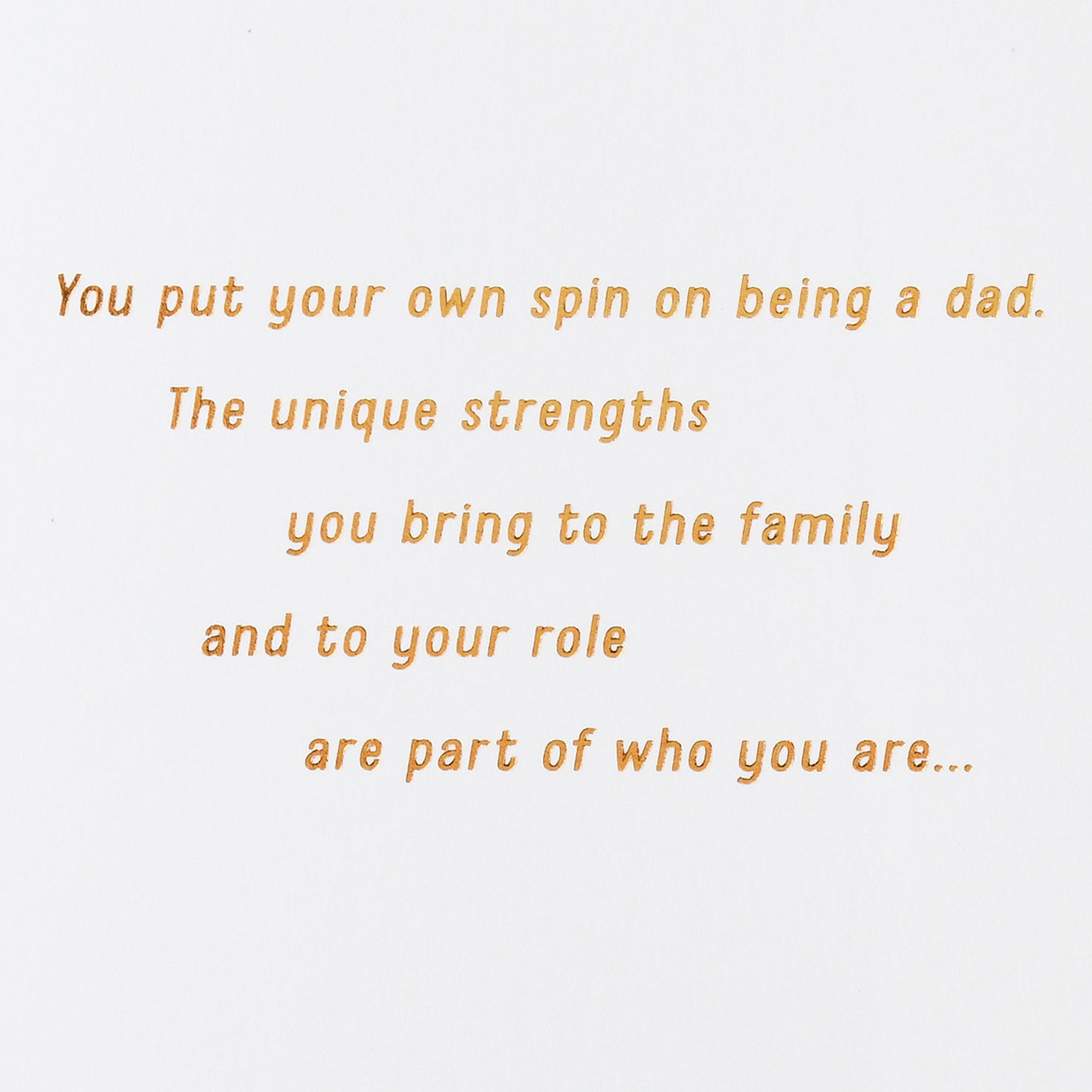 Glossy Lettering Son-in-Law Father's Day Card Sentiment image number 2