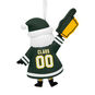 Green Bay Packers Santa Fan Christmas Ornament back image number 6