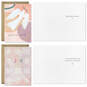 Pale Pinks and Gold Boxed Christmas Cards Assortment, Pack of 16, , large image number 3