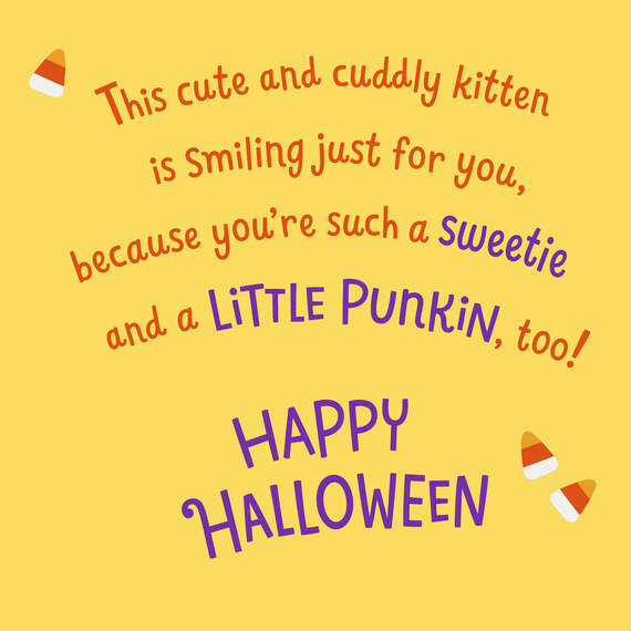 You're Purr-fectly Sweet Halloween Card for Great-Granddaughter, , large image number 2