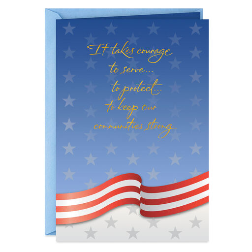 Grateful For Your Service Veterans Day Card Greeting Cards Hallmark