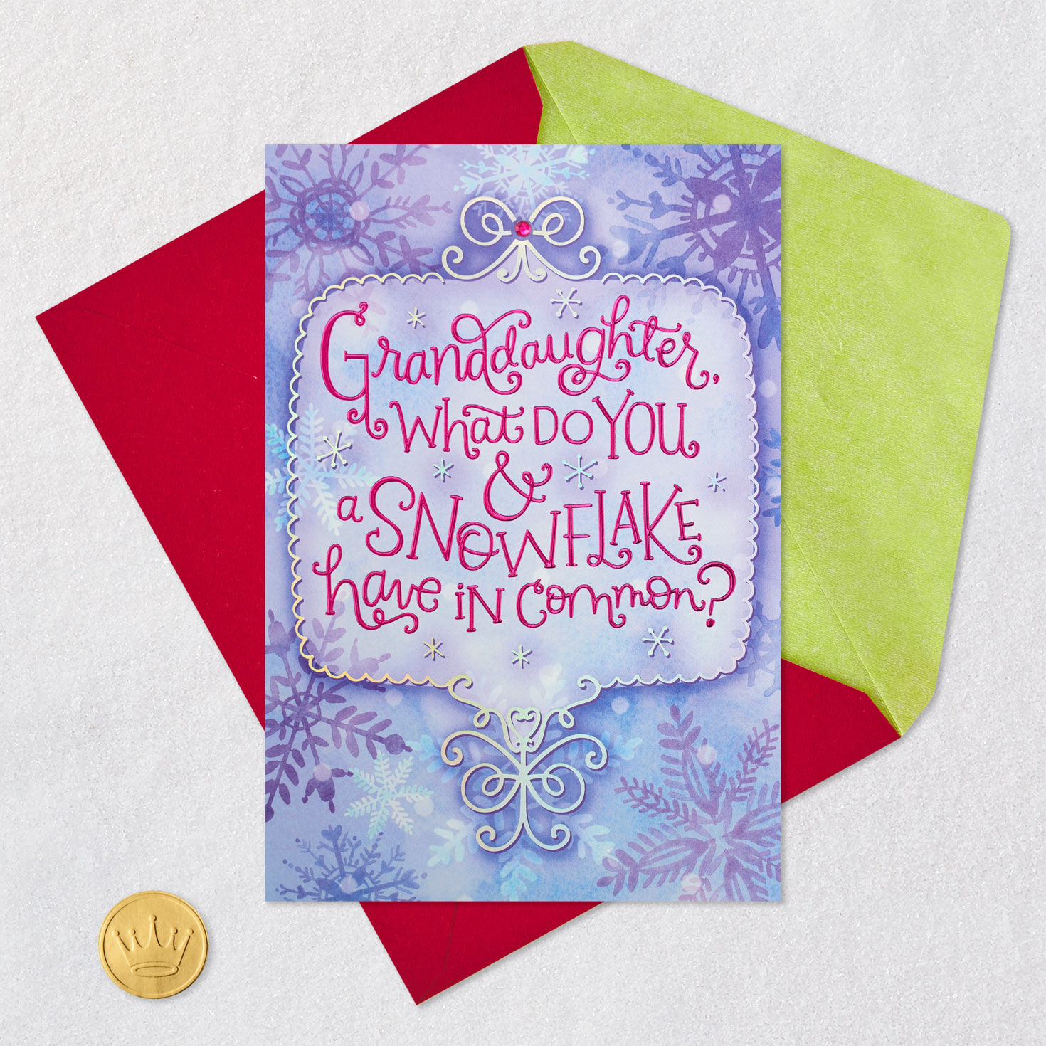 One of a Kind Granddaughter Christmas Card for only USD 4.59 | Hallmark