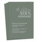 Future Mrs Green Personalized Shower Invitation front image number 1
