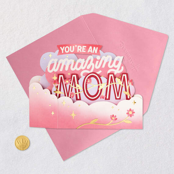 Mini Amazing Mom 3D Pop-Up Mother's Day Card, , large image number 5