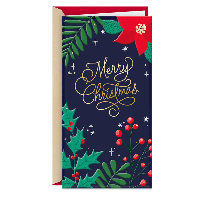 Holly, Jolly Money Holder Christmas Card