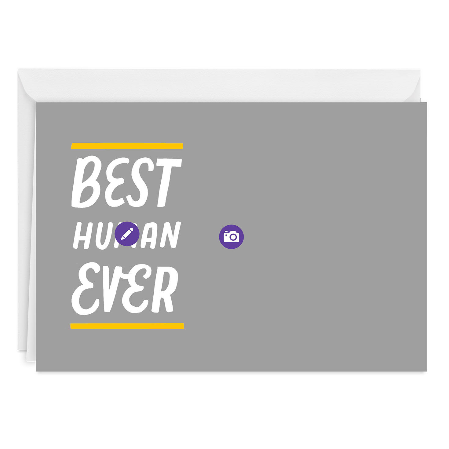 Personalized Best Ever Fun Lettering Photo Card  image number 3