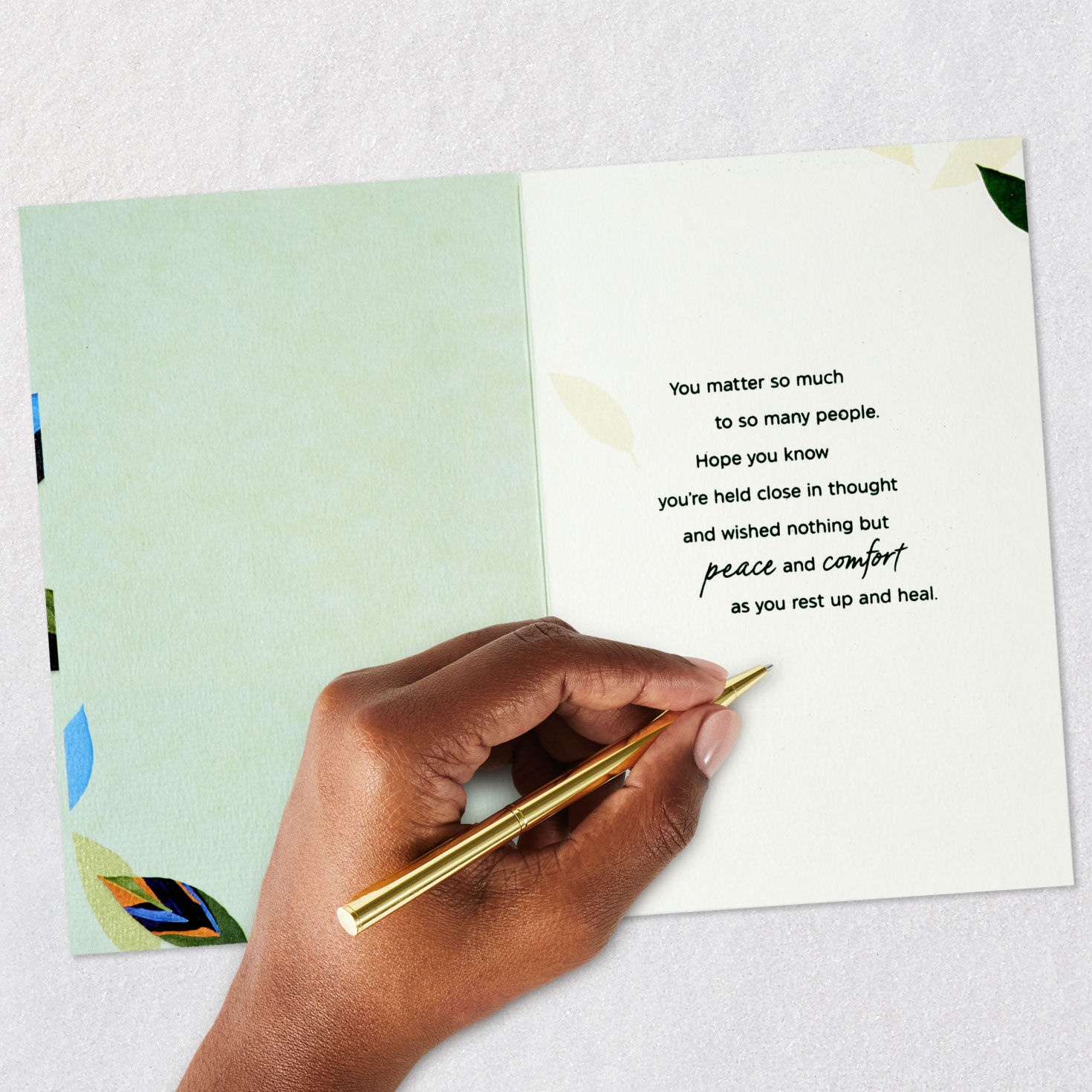 There's a Circle of Caring All Around You Get Well Card for only USD 5.59 | Hallmark