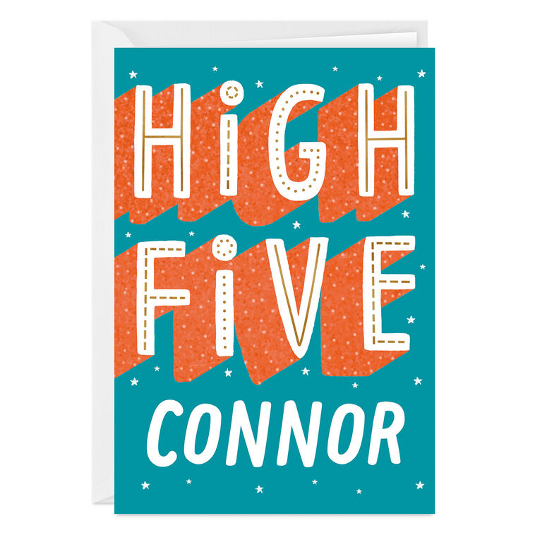 High Five Custom Congratulations Card