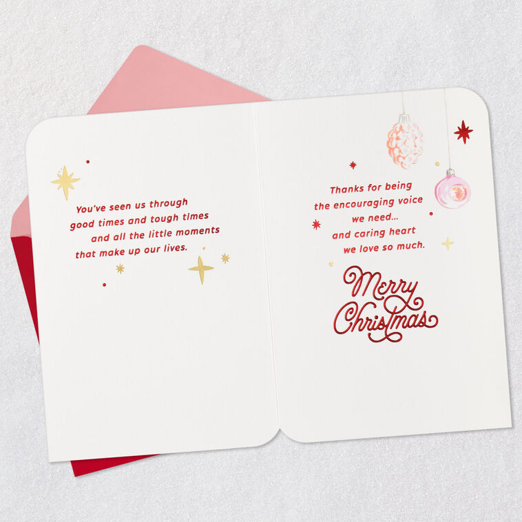 You Mean So Much Christmas Card for Mom From Both, , large image number 4