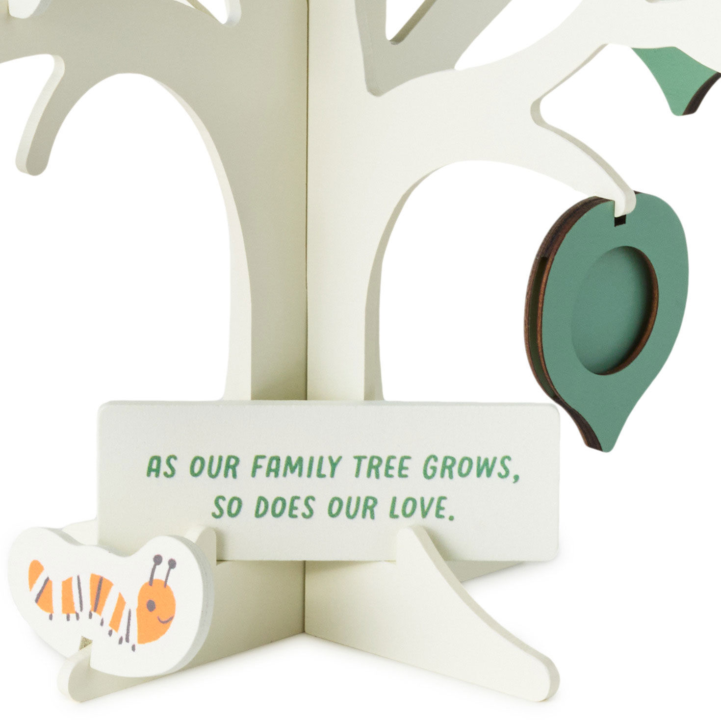 Dimensional White Tree With Leaf Photo Holders closeup view image number 3