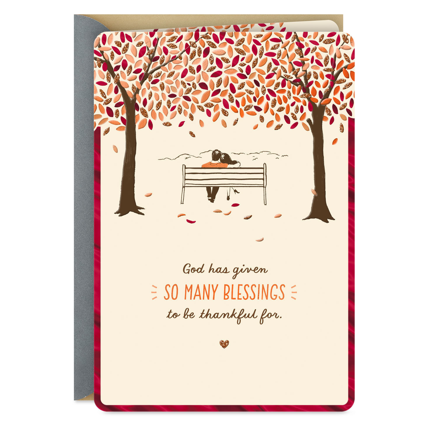 I Thank God Over and Over for You Romantic Religious Thanksgiving Card for only USD 3.99 | Hallmark