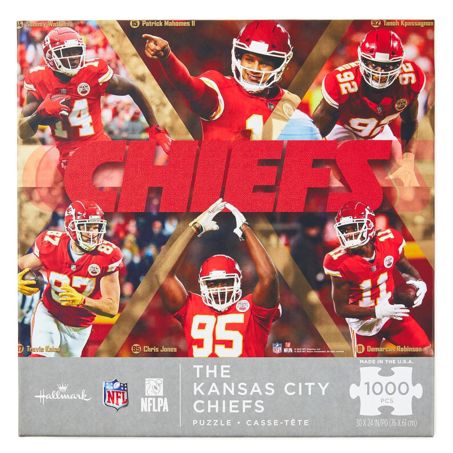 Kansas City Chiefs 1 000 Piece Puzzle Puzzles Games Hallmark