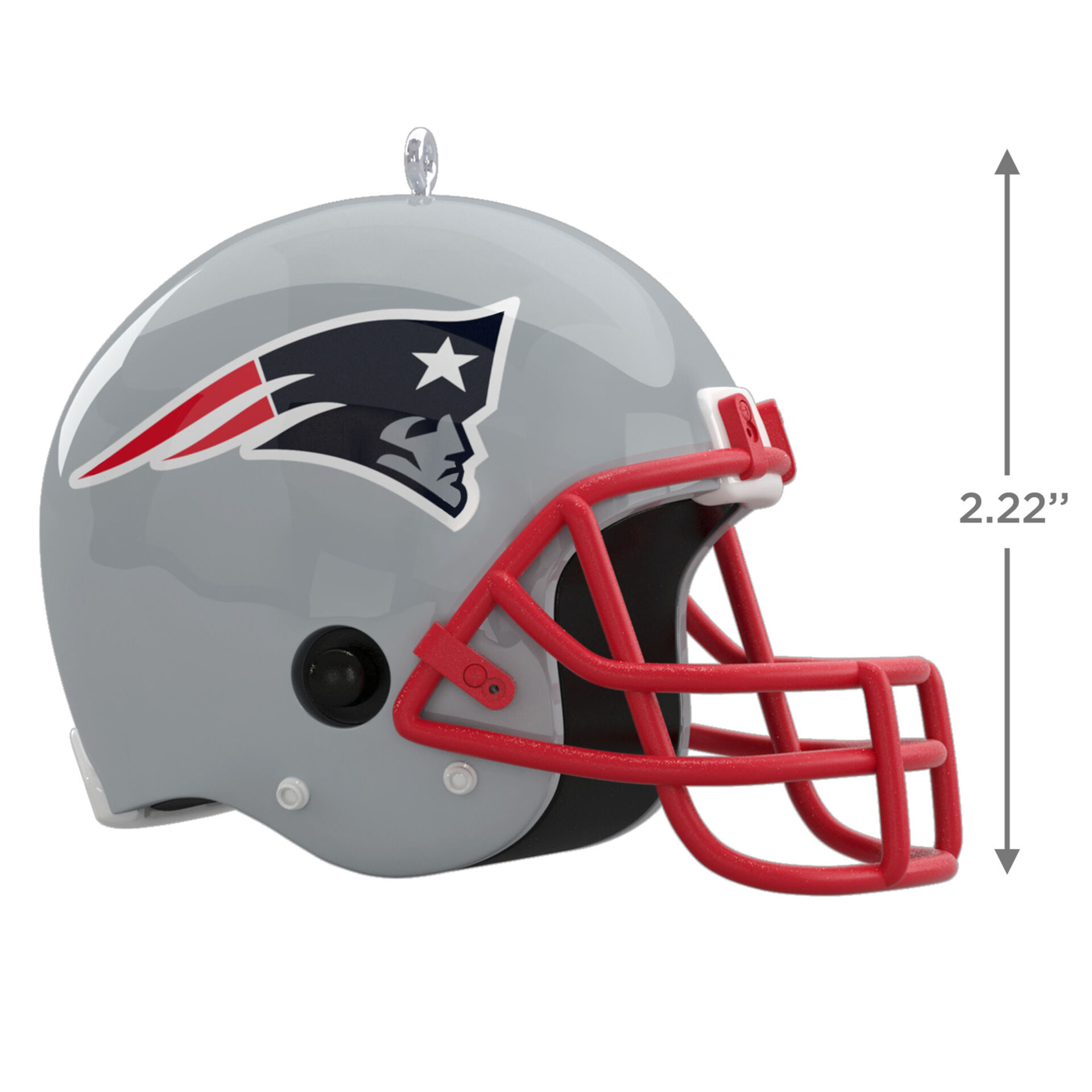 Nfl New England Patriots Helmet Ornament With Sound Keepsake Ornaments Hallmark