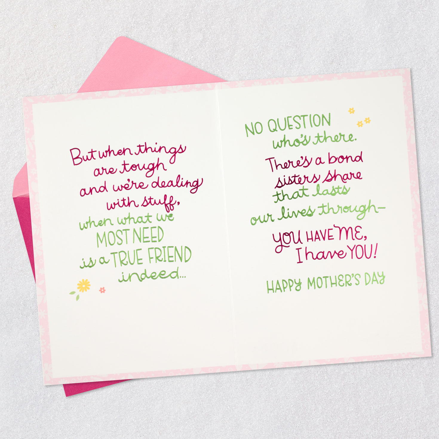 Butterfly Charms Sister Mother's Day Card  image number 4