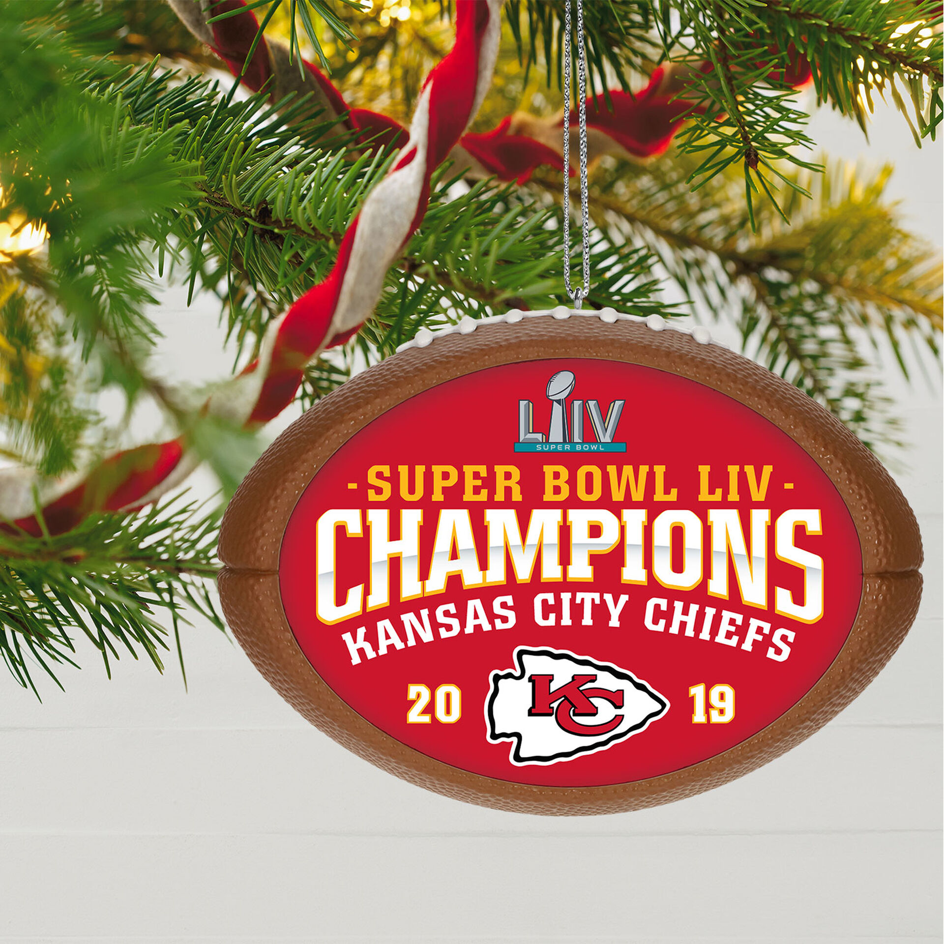 Nfl Kansas City Chiefs Super Bowl Liv Commemorative Ornament Keepsake Ornaments Hallmark
