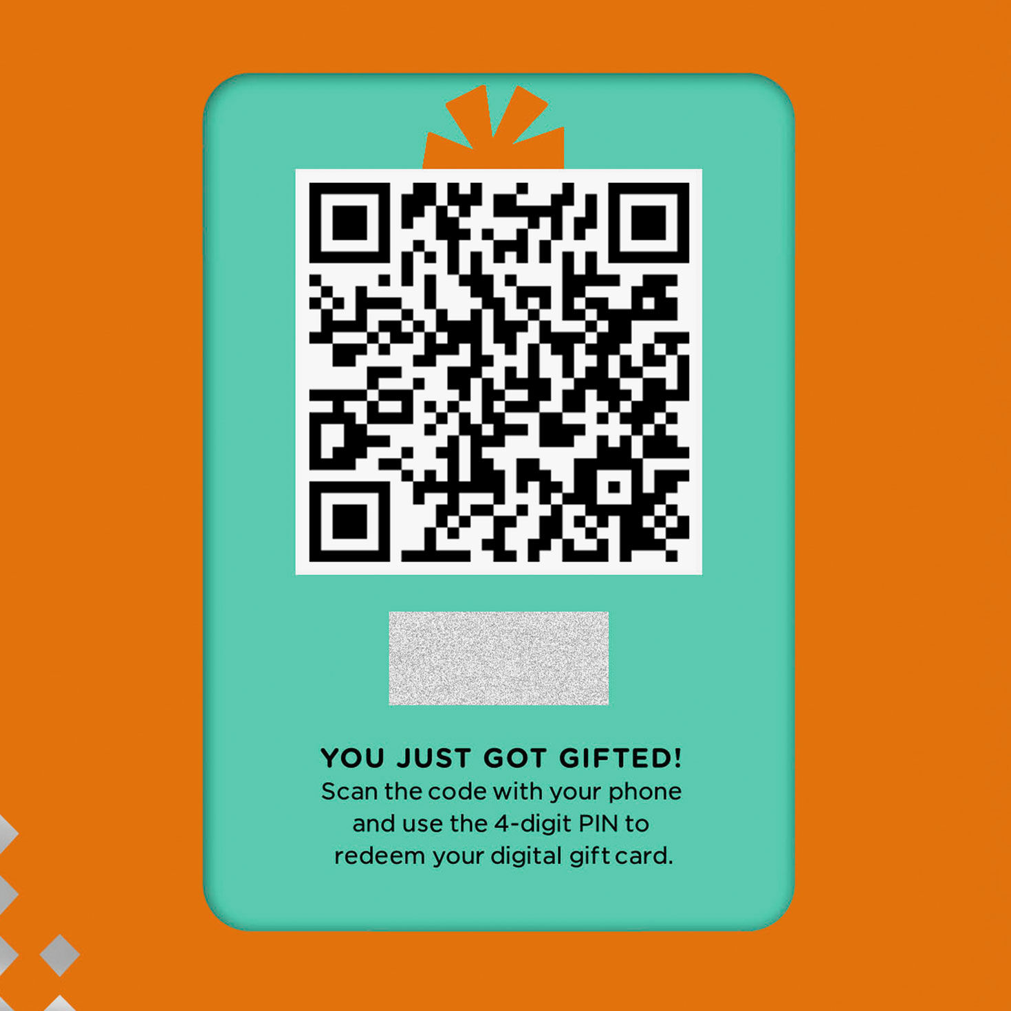 Circles and Stars Father's Day Gift Card Greeting QR code panel image number 7